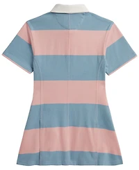 Polo Ralph Lauren Girls' 2T-6X Short-Sleeve Rugby Dress