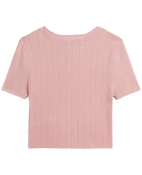Polo Ralph Lauren Girls' 7-16 Short-Sleeve Boxy T-Shirt