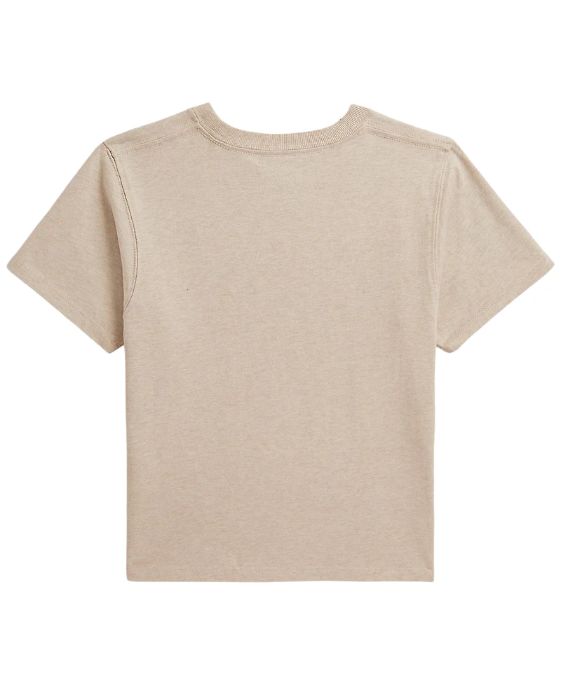 Polo Ralph Lauren Girls' 2T-6X Flag Short-Sleeve Jersey T-Shirt
