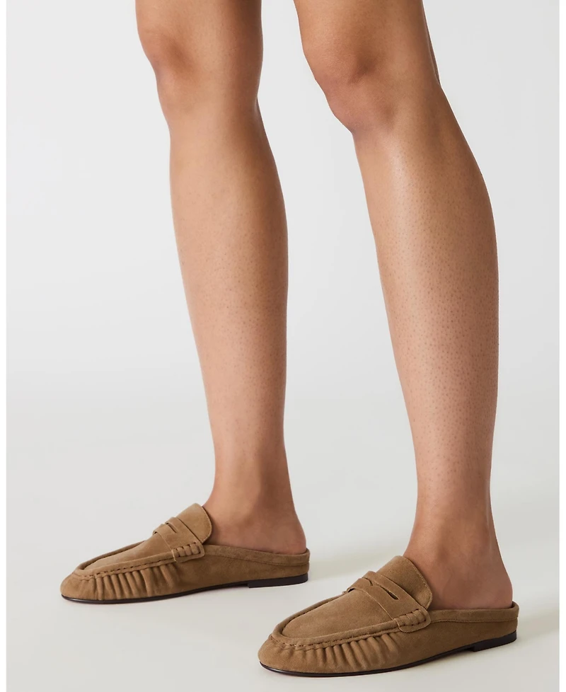 Steve Madden Women's Rafe Tailored Slip-On Loafer Mules