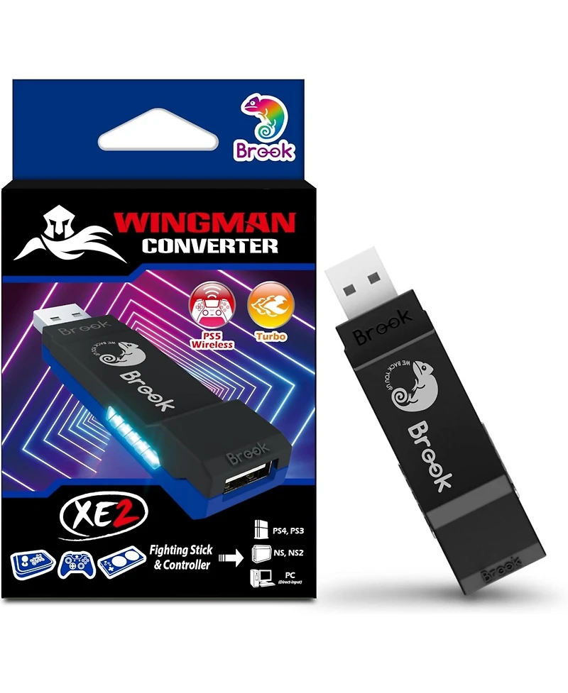 Brook Wingman XE2 Wireless Controller Adapter for PlayStation, Nintendo Switch and Pc