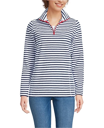 Lands' End Women's Tall Anyweather Fleece Quarter Zip Pullover