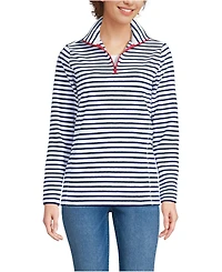 Lands' End Women's Tall Anyweather Fleece Quarter Zip Pullover