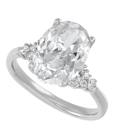 Macy's Igi Certified Lab Grown Diamond Ring (4-1/3 ct. t.w.) 14k White or Yellow Gold