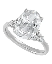Macy's Igi Certified Lab Grown Diamond Ring (4-1/3 ct. t.w.) 14k White or Yellow Gold
