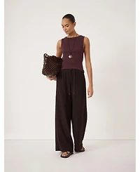 Hush Women's Aria Textured Jersey Wide Leg Pants