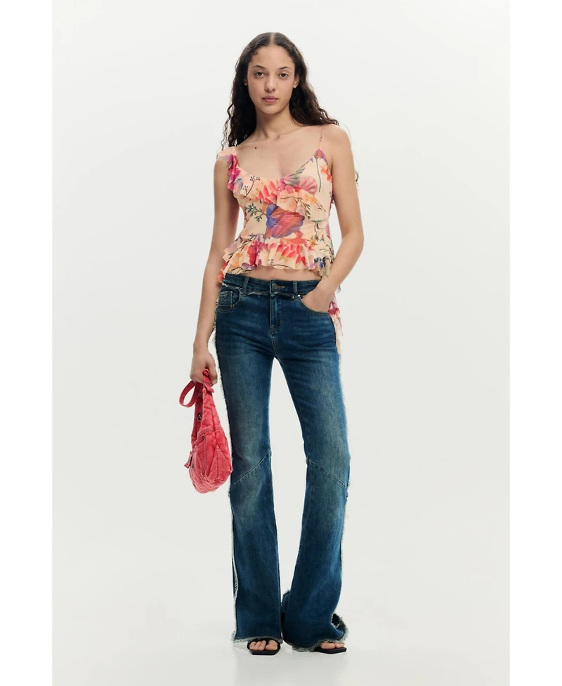 Desigual Women's T-shirt Designed by Mr. Christian Lacroix