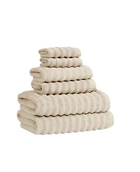 Borghese Roma Ribbed Zero Twist Cotton 6-Pc. Towel Set