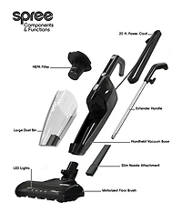 Tzumi Ionvac Spree 3-in-1 Vacuum Cleaner