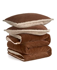 Closeout! Ugg Avery Plush Reversible 3-Pc. Comforter Set