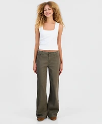 Celebrity Pink Women's Mid-Rise Baggy Jeans