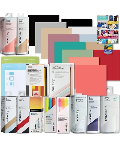 Cricut Ultimate All-in-One Materials and Accessories Bundle for Cricut Joy Machines