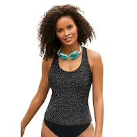 Swimsuits for All Women's Chlorine Resistant Racerback Tankini Top