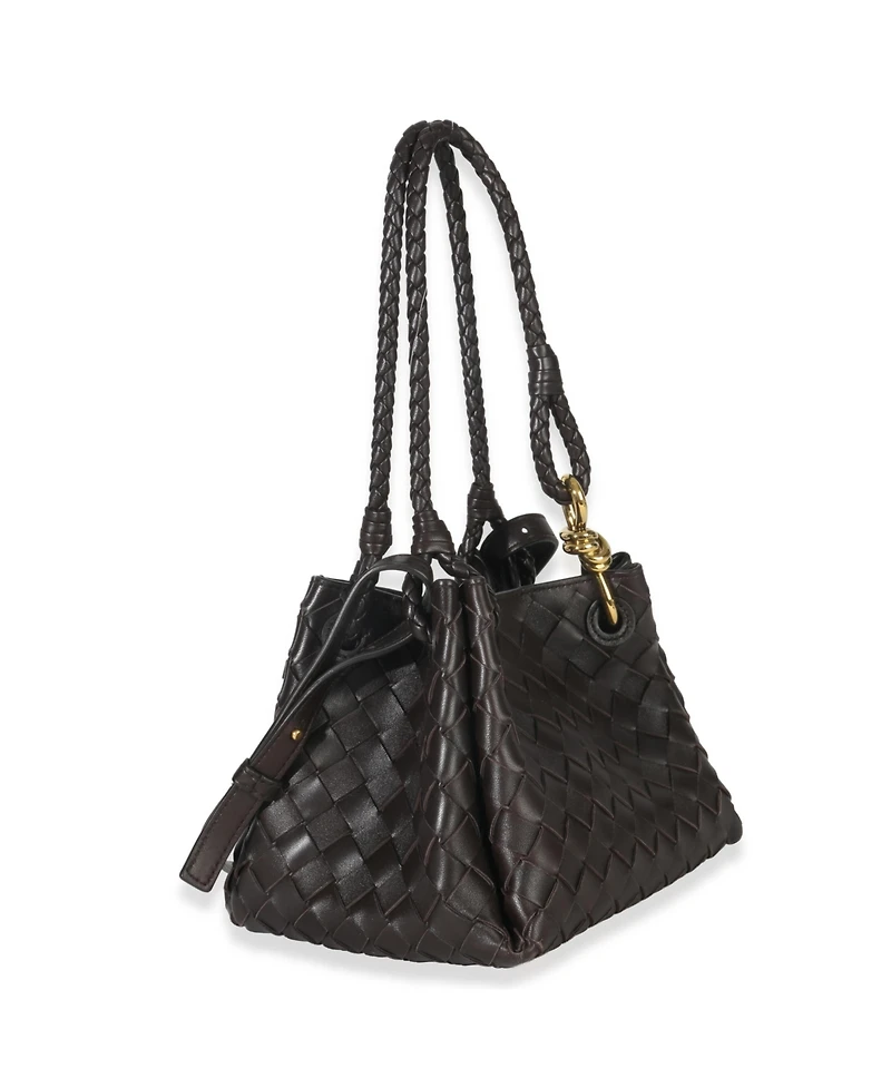 Pre-Owned Bottega Veneta Fondant Nappa Intrecciato Small Parachute Bag