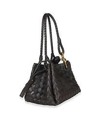 Pre-Owned Bottega Veneta Fondant Nappa Intrecciato Small Parachute Bag