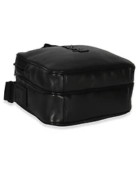 Pre-Owned Saint Laurent Black Lambskin Monogram Niki Cube Camera Bag