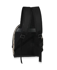 Pre-Owned Gucci Black Beige Gg Supreme Canvas Eden Small Backpack