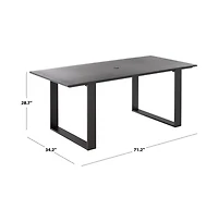 Fash Aluminum Outdoor Dining Table