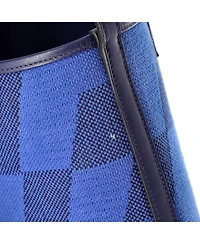 Pre-Owned Hermes Cabas H en Biais Tote Canvas with Leather