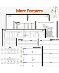 Gnuadz Academic Planner 2026-2027 Weekly Monthly Spiral-bound