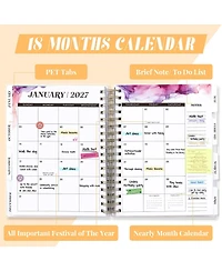 Gnuadz Hardcover Academic Planner 2026-2027 Botanical