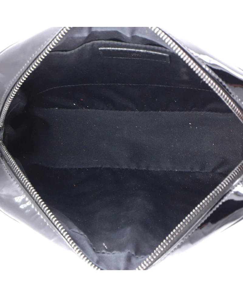 Pre-Owned Saint Laurent Small Lou Camera Bag Matelasse Chevron Patent