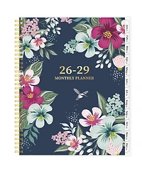 Gnuadz Monthly Planner 2026-2029 Spiral Wirebound Pocket Tabs Notes Habit