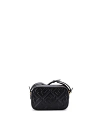Pre-Owned Fendi Mini Camera Case Bag Zucca Embossed Leather