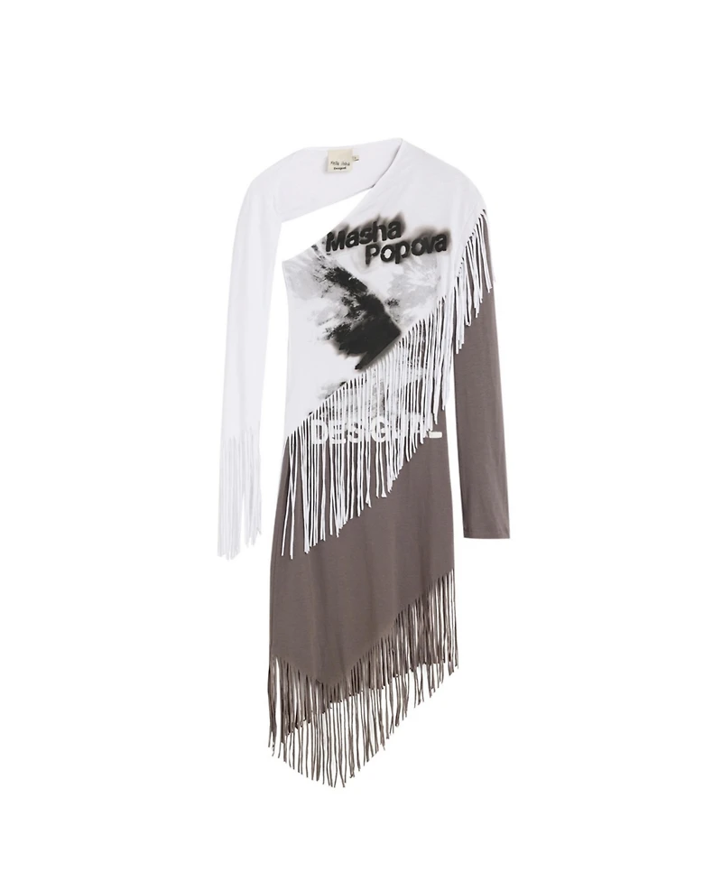 Desigual Women's Asymmetric Dress Masha Popova