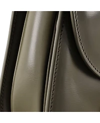 Pre-Owned Celine Triomphe Besace Clea Chain Flap Bag Leather