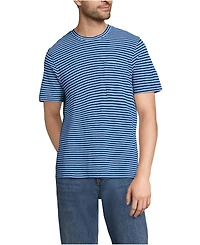 Lands' End Men's Short Sleeve Cotton Linen Tee