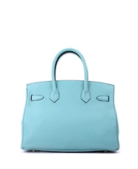 Pre-Owned HERMES Birkin 30 Handbag Clemence with Gold Hardware