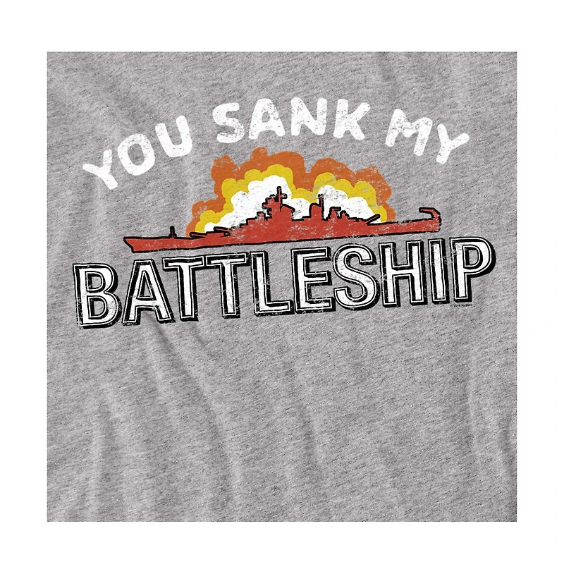Logovision Men's Battleship You Sank My T Shirt