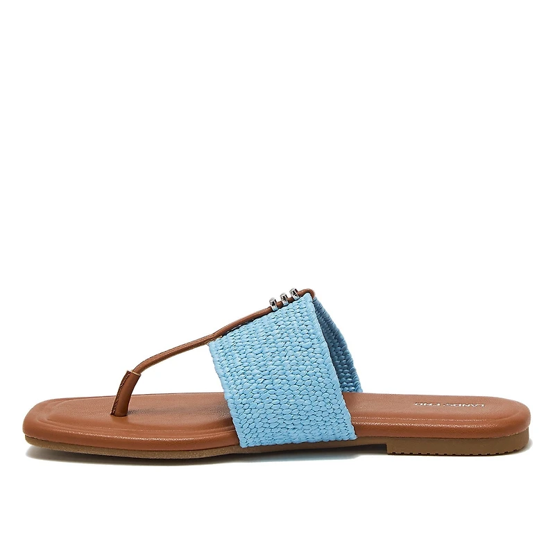 Lands' End Women's Haven Stretch Raffia Sandals