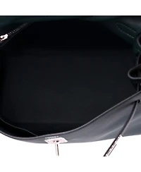 Pre-Owned HERMES Kelly 25 Handbag Green Swift with Palladium Hardware