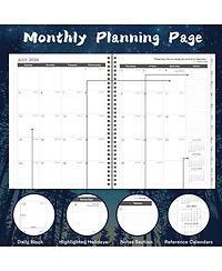 Gnuadz 5-Year Monthly Planner 2026-2031 Pocket Tabs Notes