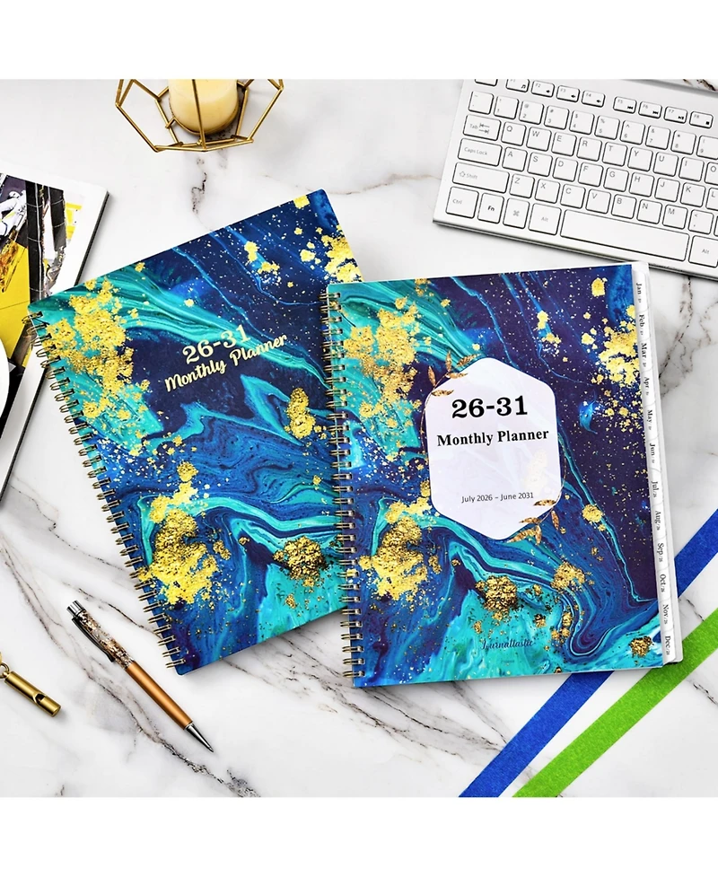 Gnuadz 2026-2031 Monthly Planner 5 Year Calendar Tabs