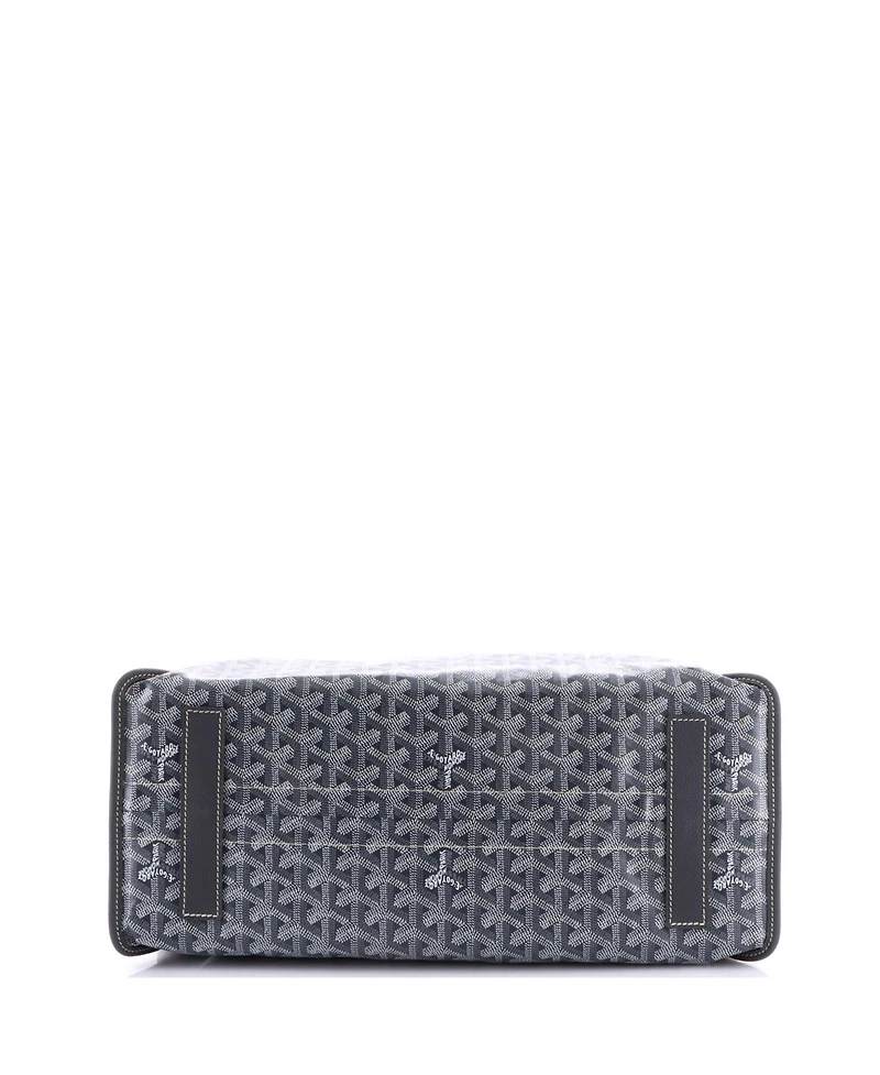 Pre-Owned Goyard Pm Hardy Pet Carrier Coated Canvas