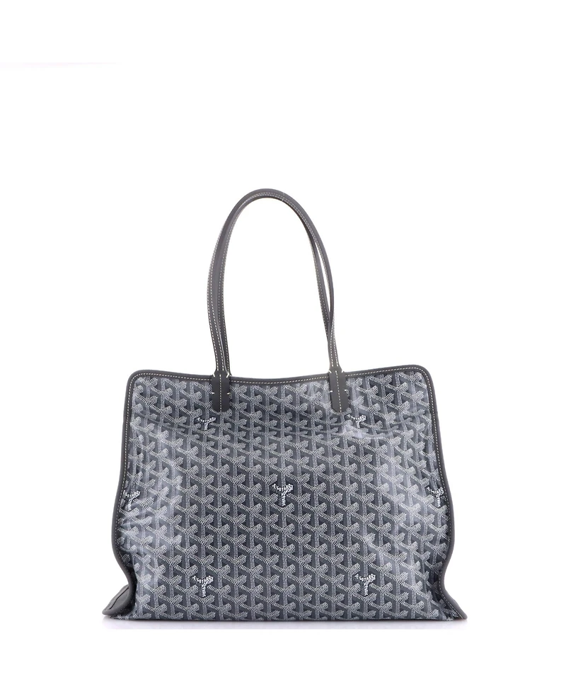 Pre-Owned Goyard Pm Hardy Pet Carrier Coated Canvas