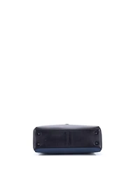 Pre-Owned Bottega Veneta Small Piazza Top Handle Bag Leather with Intrecciato Detail