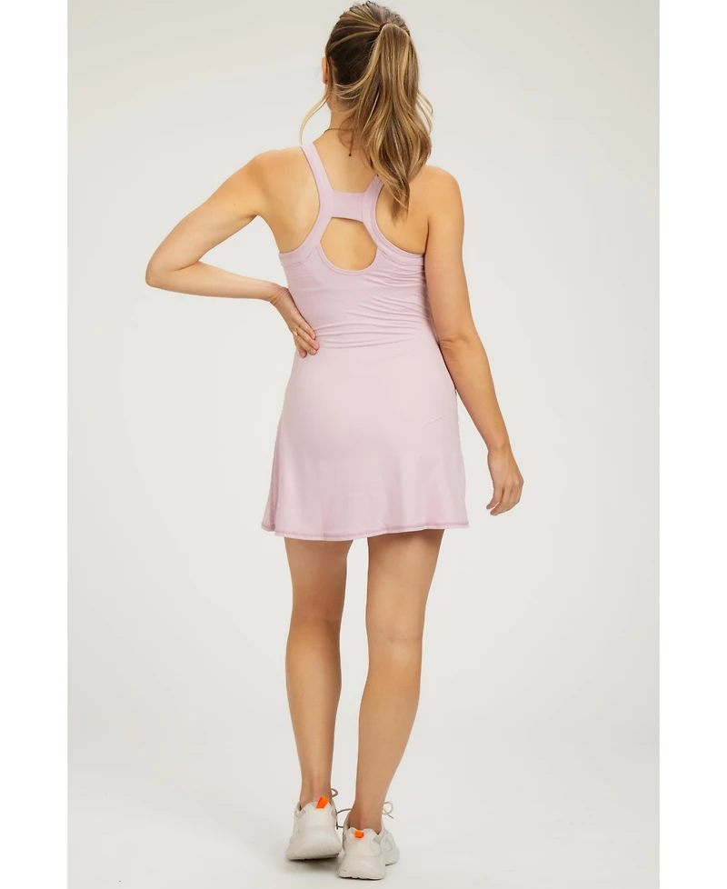 Pinkblush Tennis Racerback Maternity Romper Dress