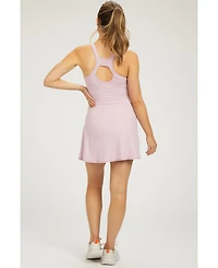 Pinkblush Tennis Racerback Maternity Romper Dress