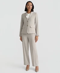 Kasper Women's Notched-Collar Two-Button Jacket, Regular & Petite