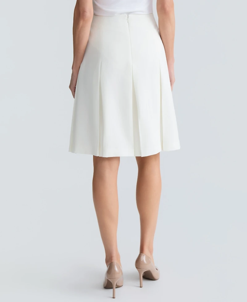 Kasper Women's Pleated Flare Skirt