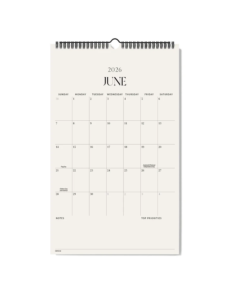 Gnuadz Wall Calendar 2026 Monthly Planner Jul-Dec Home Office Gift