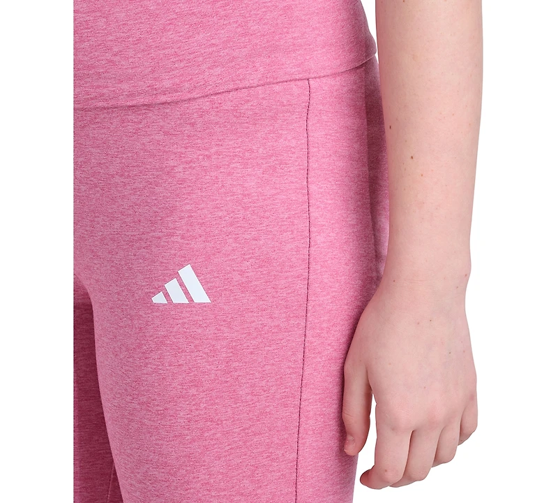 adidas Girls' 7-16 Folded Waistband Kick Flare Pants