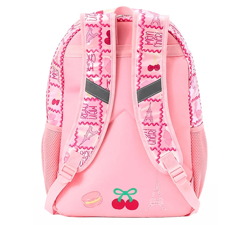 Rainbow Sugar Girls' Backpack, Calculator and Strawberry Shaped Lunch Box, 3-Piece Set