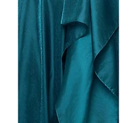 Xscape Petite One Shoulder A-Line Long Dress