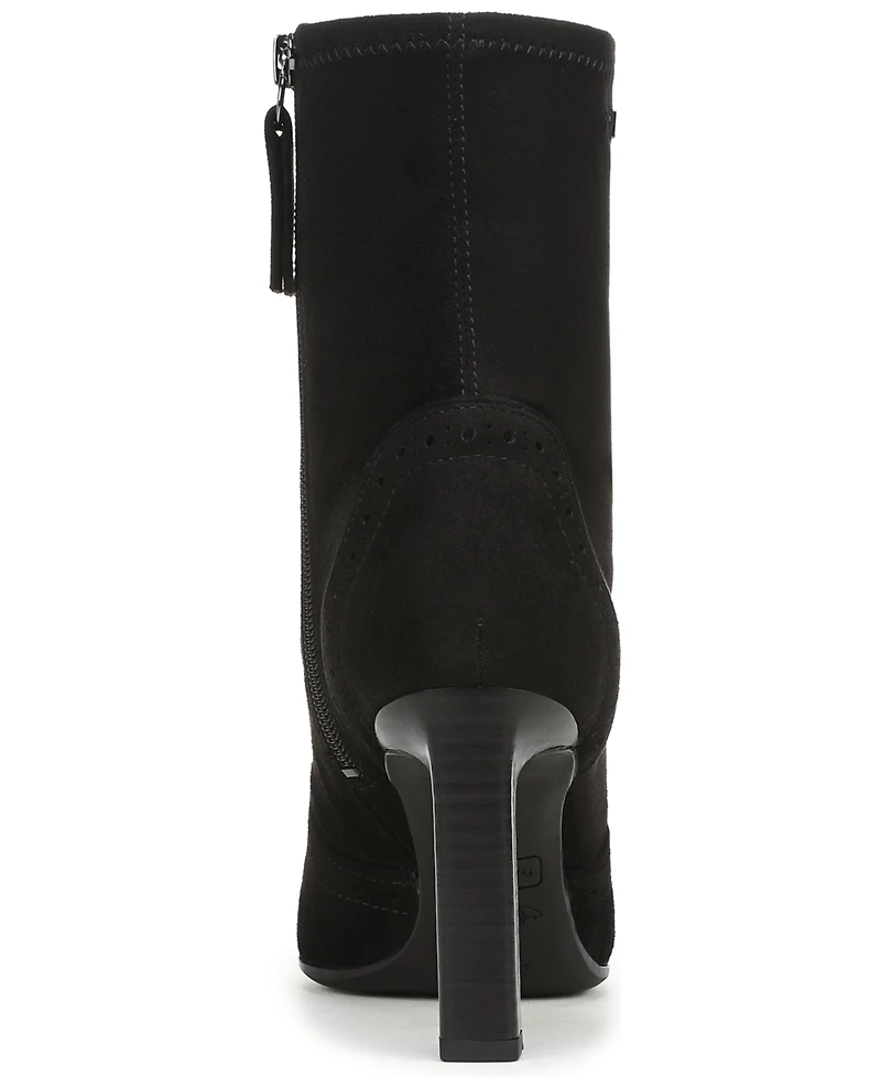Franco Sarto Women's Delani Square Toe Zip Short Boots