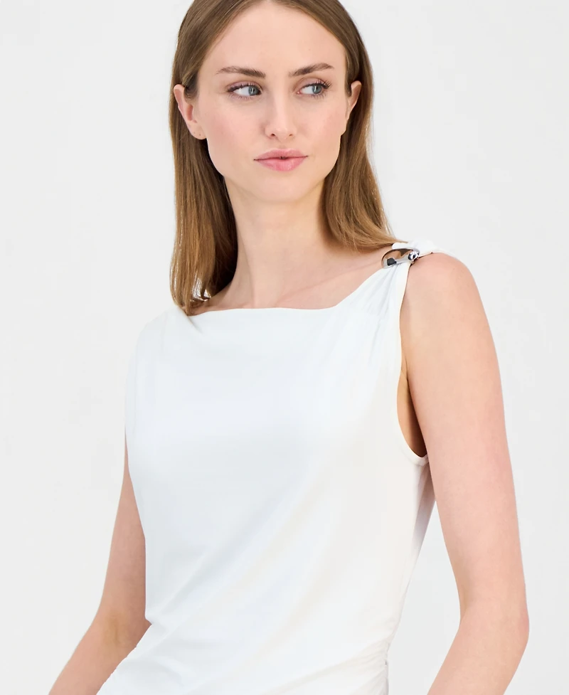 I.n.c. International Concepts Women's Hardware Detail Sleeveless Knit Top, Macy's Exclusive